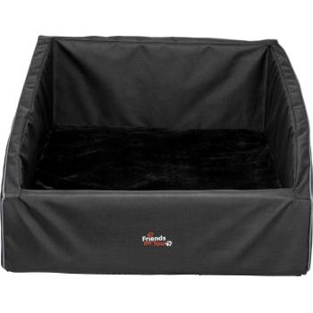 TRIXIE Кошница за кола и легло за кучета Trixie Car Bed, черно 75/57/30 cм. , внос от Германия