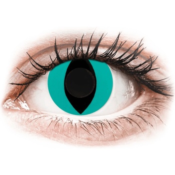 Gelflex Crazy Lens Cat Eye Aqua 2 pcs without diopter