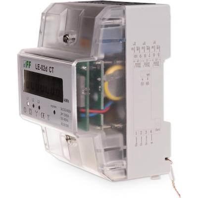 LE-02d CT - 3-fázový polopriamy elektromer, 3x 230/400V, X/5A
