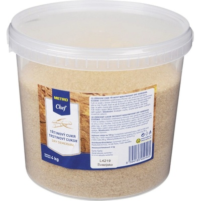 METRO Chef Dry Demerara Cukor trstinový 4 kg