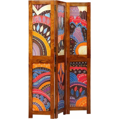 vidaXL Přepážka 105 × 160 cm masivní akáciové dřevo hnědá 4016529