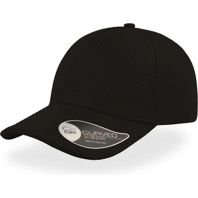 Atlantis Headwear Gear 5 panelová baseballová COT-33016500299 Černá