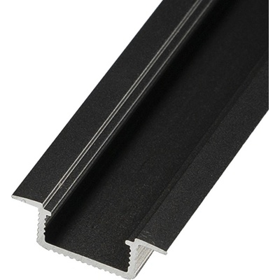 T-LED Vestavný LED profil - VP5C černý 2m 093078