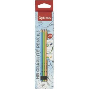 Optima Графитен молив optima hb триъгълен 100148 (100148)