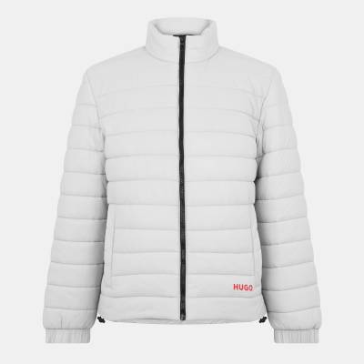 Hugo Яке Hugo Men's Water Resistant Softshell Jacket - Light Grey