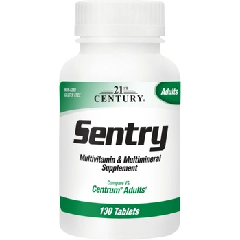 21st Century Sentry Multivitamin & Multimineral, 130 таблетки, 21st Century (9198)