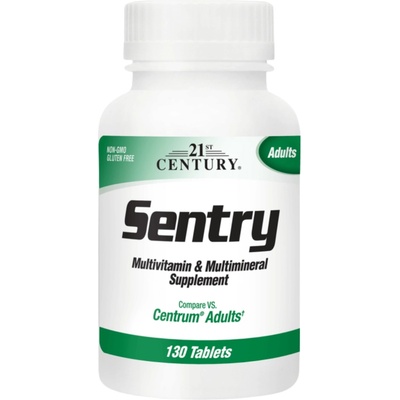 21st Century Sentry Multivitamin & Multimineral, 130 таблетки, 21st Century (9198)