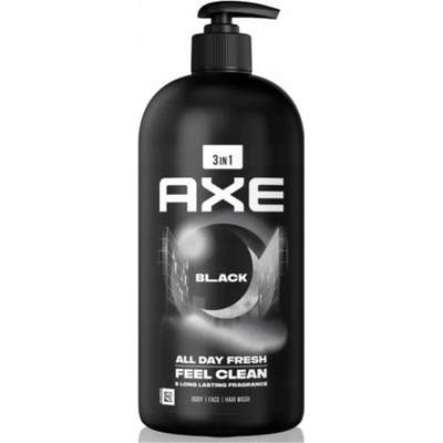 Axe Black sprchový gel na obličej, tělo a vlasy 900 ml