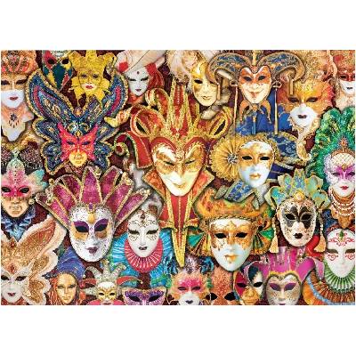 EUROGRAPHICS - Puzzle Venice Carnival Masks - 1 000 piese