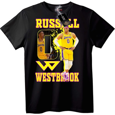 NOONEBRAND Тениска Russell Westbrook Lakers - 7XL, Black