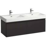 Laufen Pro S - Шкаф за мивка, 126x45x39 см, 2 чекмеджета, графитен мат H4835710964801 (H4835710964801)