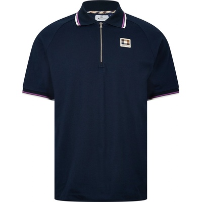 AQUASCUTUM Блуза с яка AQUASCUTUM Men's Short Sleeve Polo Shirt - Navy