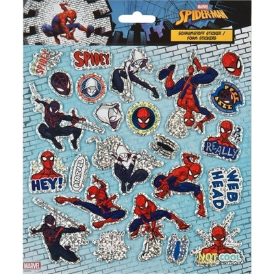 Karton PP set pěnových nálepek Spiderman
