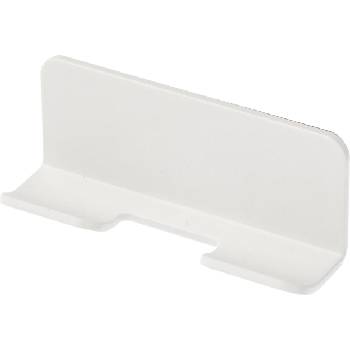 Zone Denmark Закачалка с ламели Rim двойна бяла (34155)