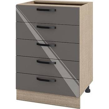 Image 1 of ИРИМ Долен кухненски шкаф Сити МФ-Антрацит гланц-05-29 60 см