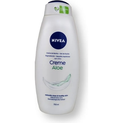 Nivea душ гел, Creme Aloe, 750мл