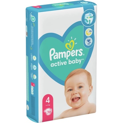 Памперси Pampers Active Baby JP 4 (9-14 кг. ) - 70 броя