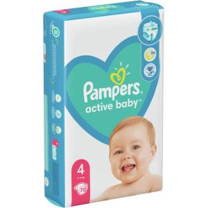 Pampers Памперси Pampers Active Baby JP 4 (9-14 кг. ) - 70 броя
