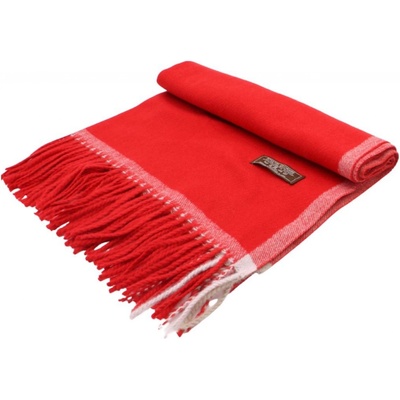Krumlovanka dámská zimní červená šála Cashmere Sensation P-72617-R