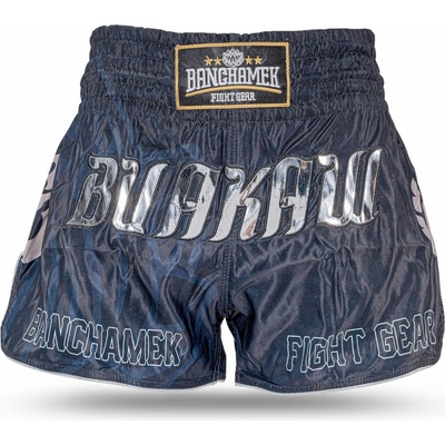 Muay Thai Buakaw BSH2 čierno-strieborné