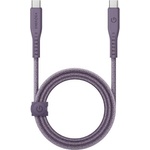 ENERGEA кабел Flow 0, 5m, лилав, 5A PD Fast Charge (Ene000029)