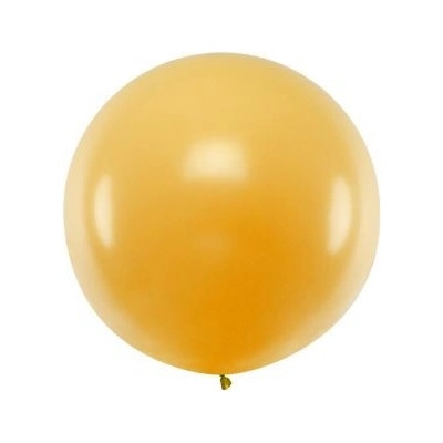 Okrúhly balón 1m metalický zlatý