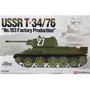 Academy Model Kit tank 13505USSR T 34/76 No.183 Factory Production 1:35