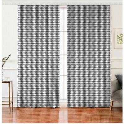 Biele/sivé závesy v súprave 2 ks 140x260 cm – Mila Home