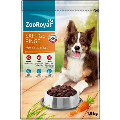 ZooRoyal šťavnaté kroužky bohaté na drůbež 10 x 1,5 kg