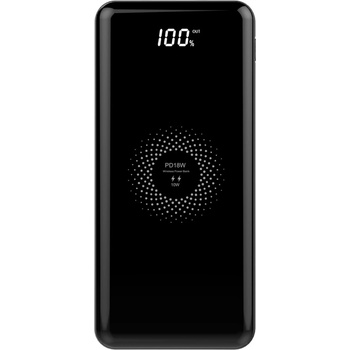 Xmart Портативна батерия Xmart - Power Charger, Wireless, 10 000 mAh, черна (12319)