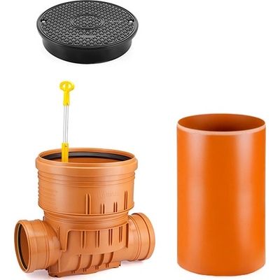 Prodo DN 400/160/500 mm so spätnou klapkou priebežná 22872