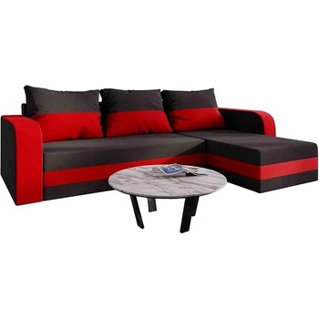 Nejlevnější nábytek Lefhet bis čierna /červená