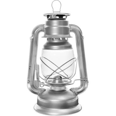 Petrolejová lampa MFH Max Fuchs 28 cm Silver