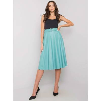 Italy Moda Skirt-DHJ-SD-1997.06P-Turquoise tyrkysová