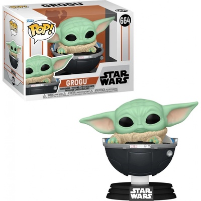 Funko Pop! 664 Star Wars The Mandalorian Grogu in Hover Pram