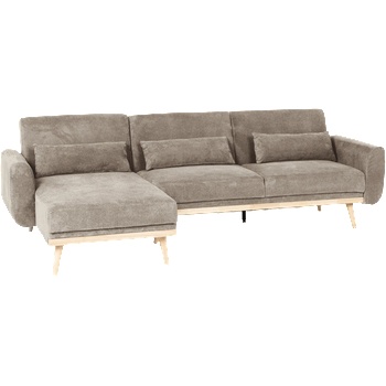 Carmen Ъглов разтегателен диван vivi - кафяв v38 (3551551)