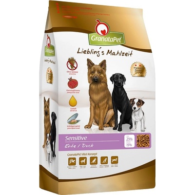 GranataPet Liebling´s Mahlzeit Adult Sensitive kachní 2 x 10 kg