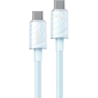 Wekome WDC-74 nabíjecí a datový USB-C na USB-C 2m modrý