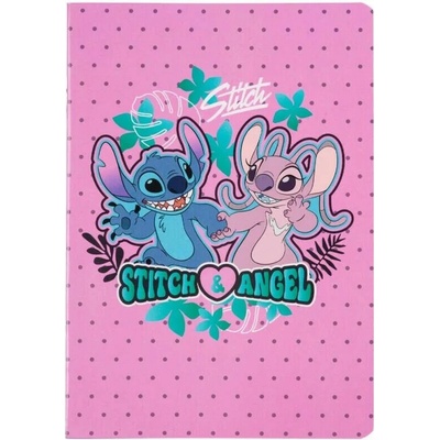 Patio Sešit A5 Stitch blue vzor 3 linka