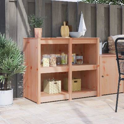 vidaXL Кухненски шкаф с рафт MEPPEL Кафяв дъб 106 x 55 x 92 cm (868180)