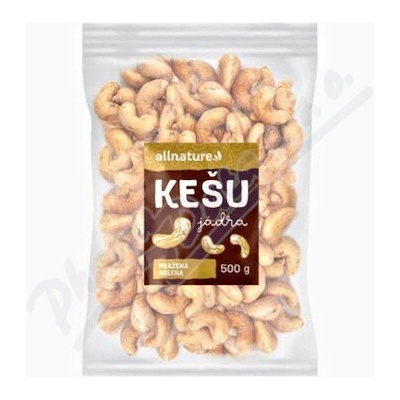Allnature Kešu pražené solené 500 g