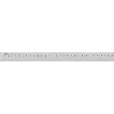 KINEX K-MET Měřítko ocelové ploché s přesahem tvrdý chrom DIN 866 500x32x6 mm KI1001-05-050