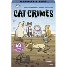 ThinkFun - 76366 - Cat Crimes - Das flauschige und freche Kombinations- und Deduktionsspiel mit Katzen. Finden den Übeltäter!