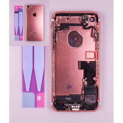 Kryt Apple iPhone 7 zadní + střední rose zlatý