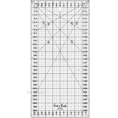 Texi Rastrové pravítko 16x32cm M1632-BK černé