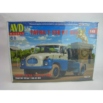Modellino Autocarro Dumper Tatra T-138 S1 – AVD Models 1:43, Kit Da Montare