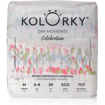 Kolorky DAY Moments Celebration еднократни ЕКО пелени Size M 5-8 kg 29 бр