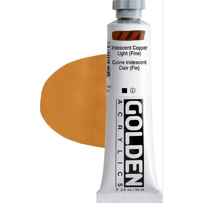 Golden Artist Colors Heavy Body АКРИЛНА боя Iridescent Copper Light (Fin) 59 ml 1 бр (0004006-2)