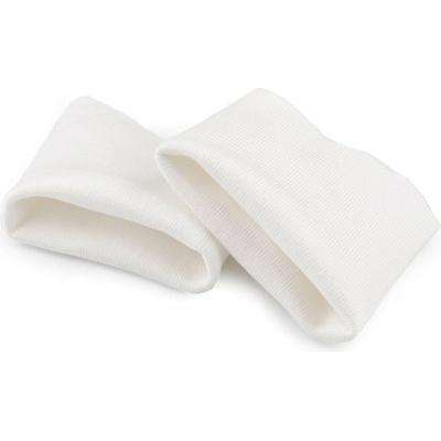 Elastické bavlněné náplety na rukávy šíře 14 cm krémová nejsvět. 1 pár