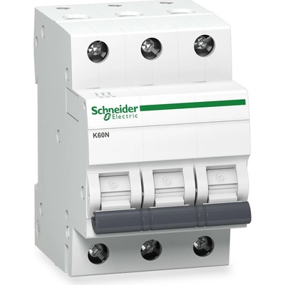 K60N 25A/3P B 6kA - Istič (A9K01325), 400V, 25A, 3P, char. B, 6kA